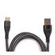 USB A to Type C Kabel, gewebt 