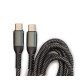 USB C to Type C Kabel, gewebt+AL
